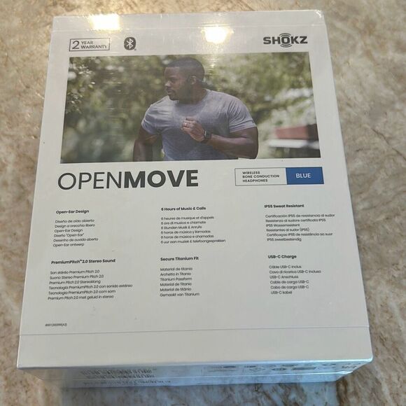 SHOKZ OPENMOVE Wireless Bone Conduction Headphones - Picture 11 of 11